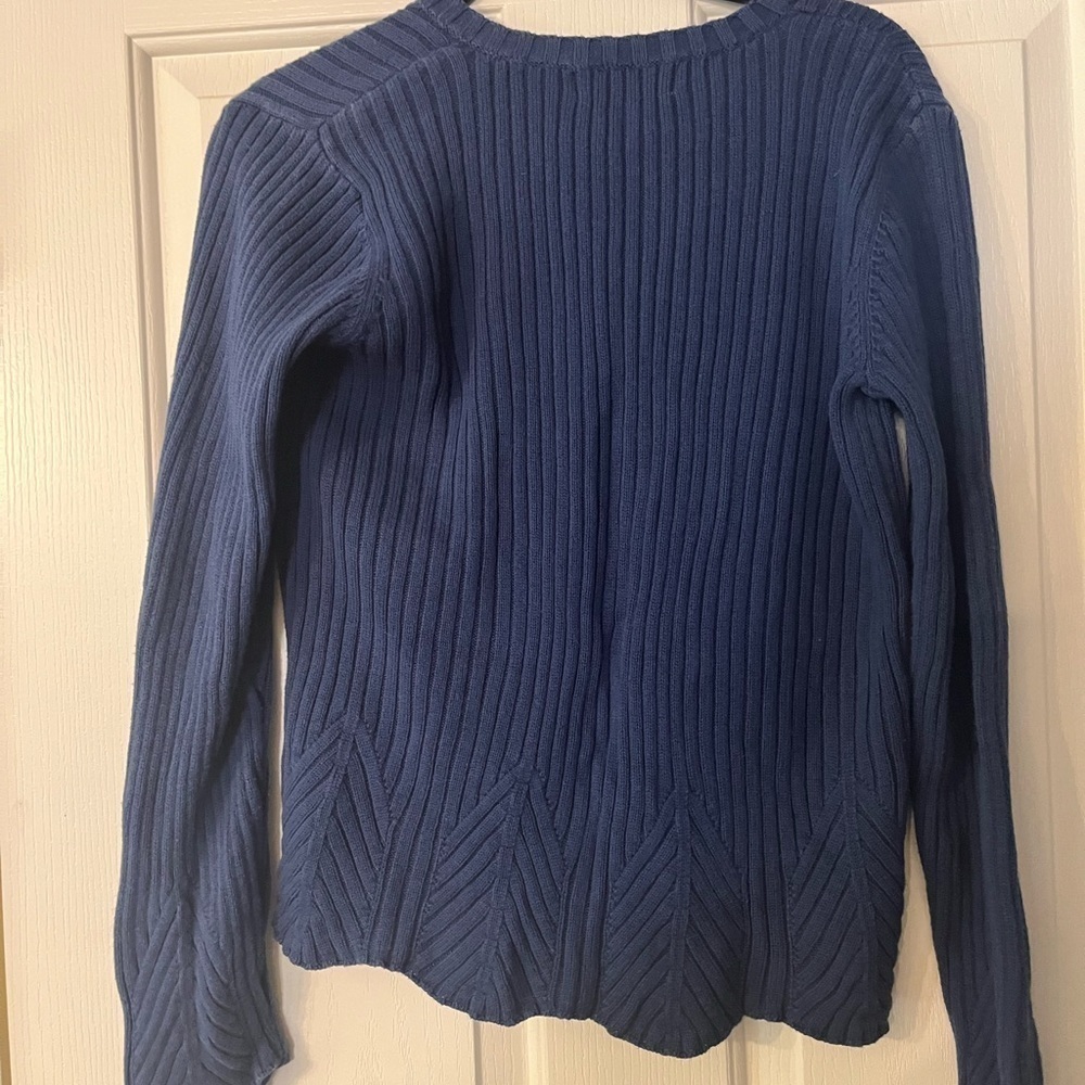 Jones New York Sport navy blue sweater size medium - Picture 4 of 4